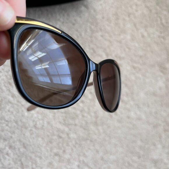 Ralph Lauren sunglasses 5203 1090T5 Black Plastic Sunglasses Brown Gradient - Picture 8 of 16